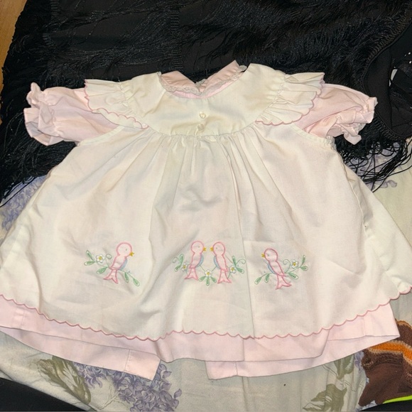 Other - Adorable Pink and White Baby Dress